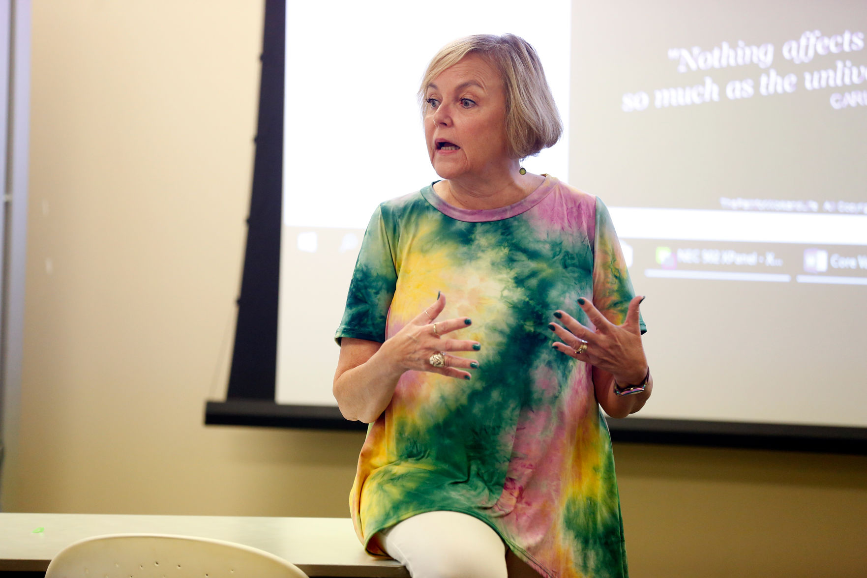 Office of Campus Recreation hosts first Food for Thought meeting of the semester on self-discovery